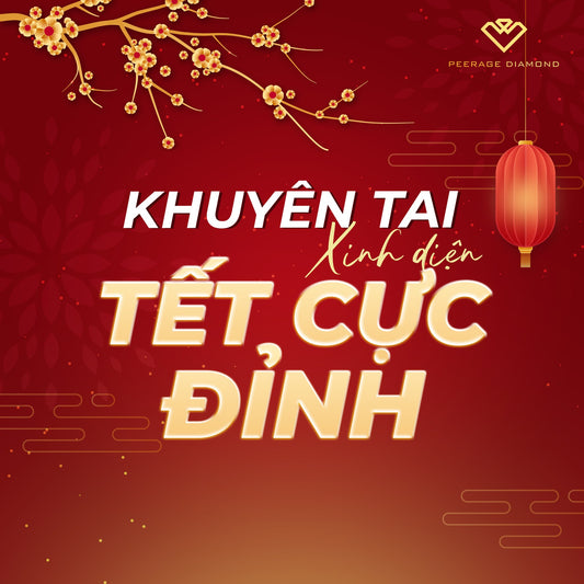 GỢI Ý CÁC MẪU KHUYÊN TAI KIM CƯƠNG XINH DIỆN TẾT CỰC ĐỈNH