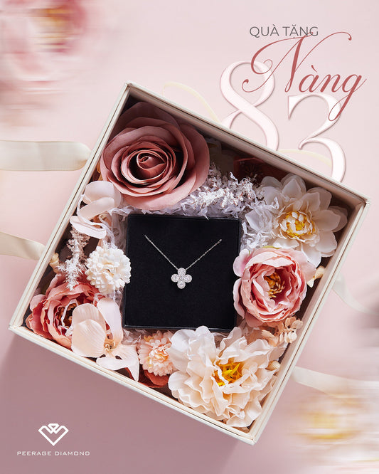 BẬT MÍ CÁCH THỂ HIỆN SỰ TINH TẾ TRONG CÁCH CHỌN QUÀ TRANG SỨC KIM CƯƠNG DÀNH TẶNG NÀNG DỊP 08/03